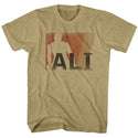 Muhammad Ali-Ali-Khaki Heather Adult S/S Tshirt - Coastline Mall