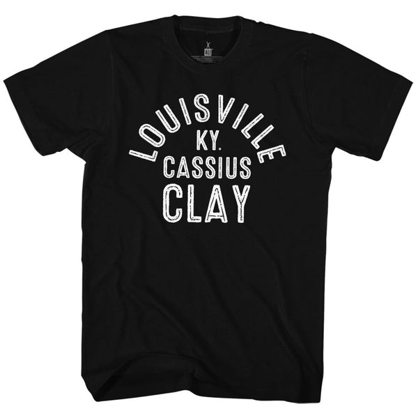 Muhammad Ali-Louisville-Black Adult S/S Tshirt - Coastline Mall