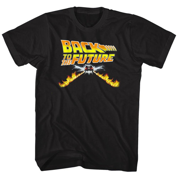 Back To The Future-Btf Car-Black Adult S/S Tshirt - Coastline Mall