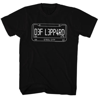 Def Leppard-License-Black Adult S/S Tshirt - Clothing, Shoes & Accessories:Men's Clothing:T-Shirts - Coastline Mall