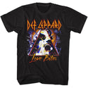 Def Leppard-Love Bites-Black Adult S/S Tshirt - Coastline Mall