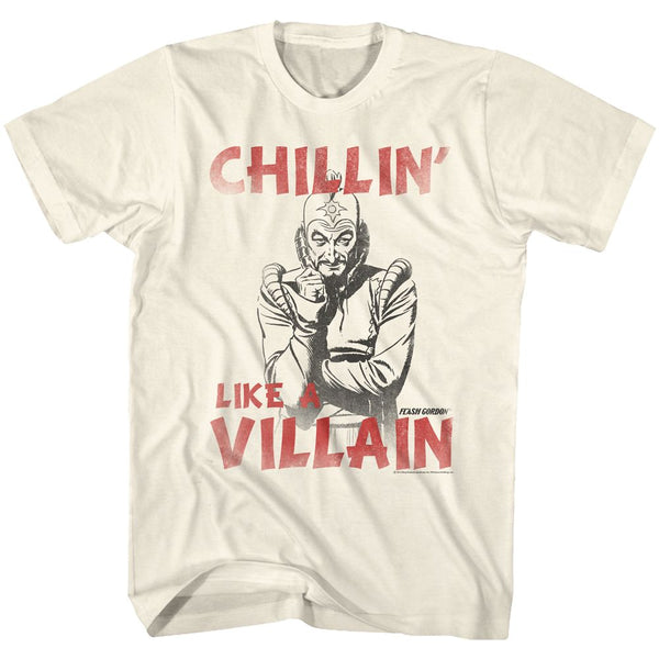 Flash Gordon-Villain-Natural Adult S/S Tshirt - Coastline Mall