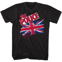 The Police-Union Jack-Black Adult S/S Tshirt - Coastline Mall